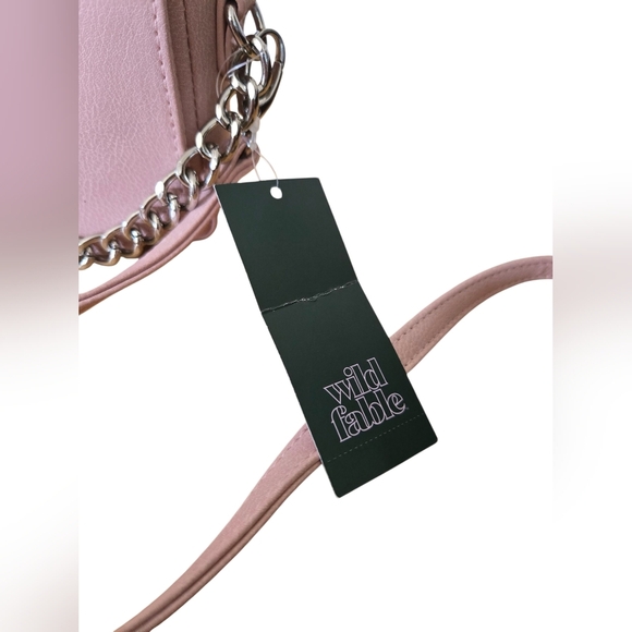 NWT Wild Fable Elegant Pink Chain Strap Women's Bag - Picture 3 of 8